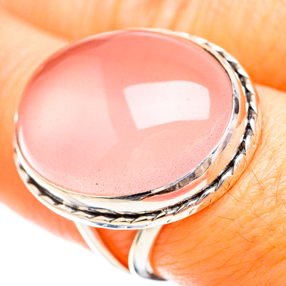 Rose Quartz Ring Size 7.5 (925 Sterling Silver) RING136448