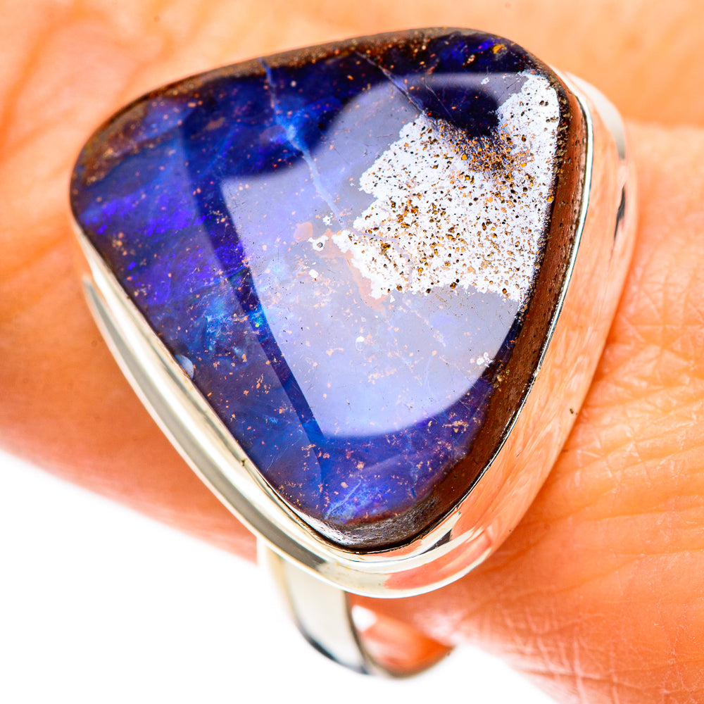 Boulder Opal 925 Sterling Silver Ring Size 9.75 (925 Sterling Silver) RING137663