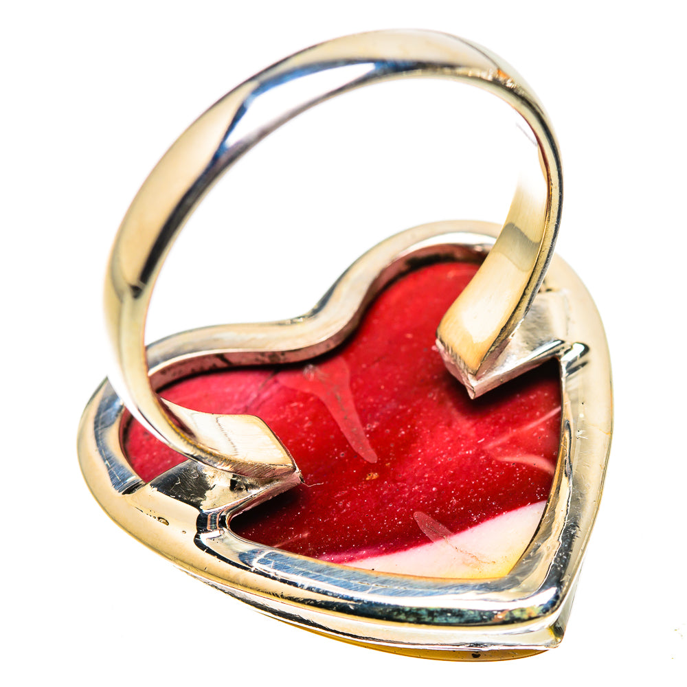Large Mookaite Ring Size 10.75 (925 Sterling Silver) RING135590