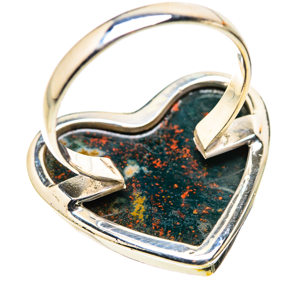 Large Bloodstone Ring Size 12.75 (925 Sterling Silver) RING134711
