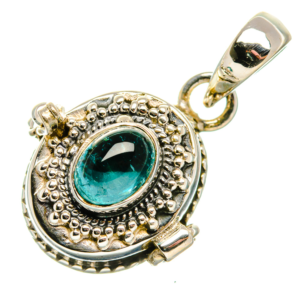 Poison Tourmaline Pendant 1 1/8" (925 Sterling Silver) PD37444