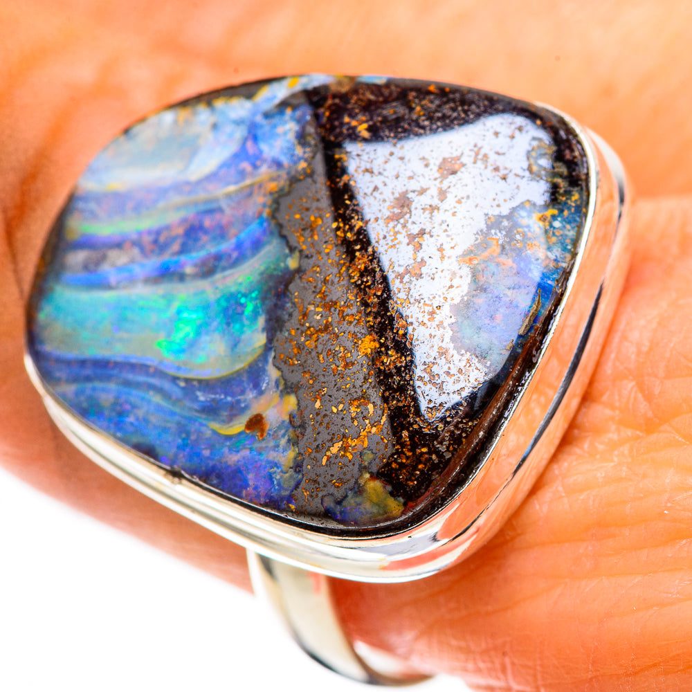 Boulder Opal 925 Sterling Silver Ring Size 9.5 (925 Sterling Silver) RING137771