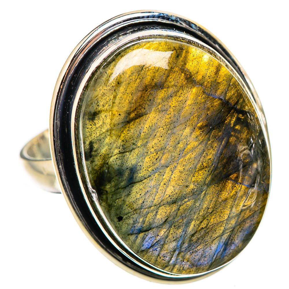Large Labradorite Ring Size 11 (925 Sterling Silver) RING135579