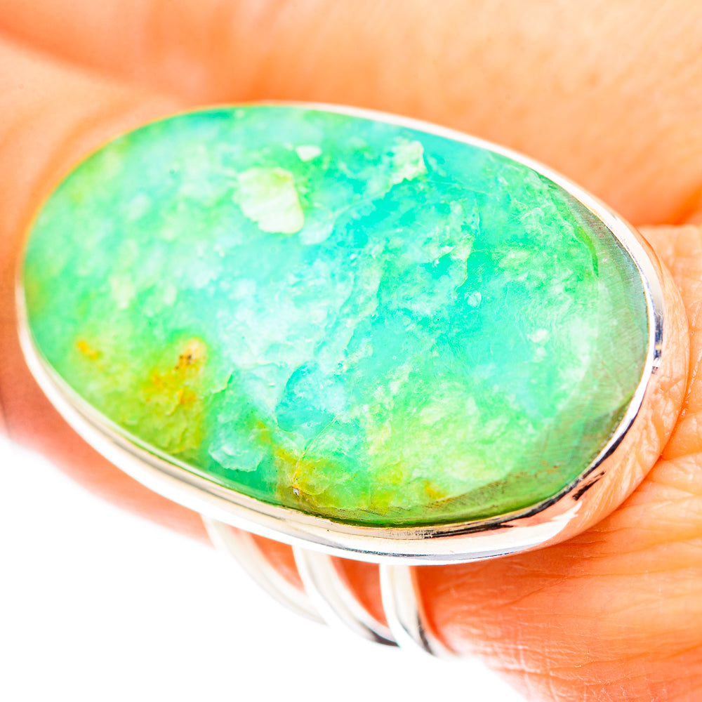 Huge Peruvian Opal Ring Size 9.25 (925 Sterling Silver) RING136918