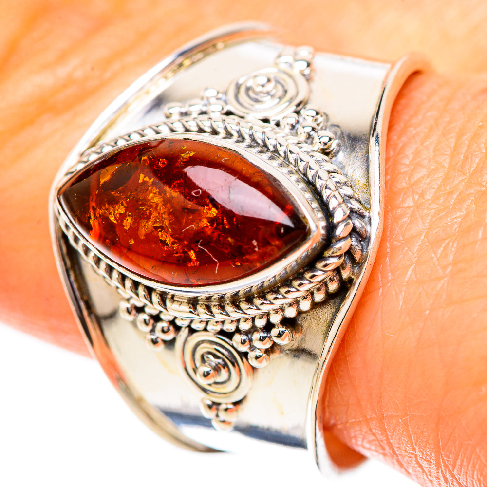 Baltic Amber Ring Size 10.25 (925 Sterling Silver) RING135219