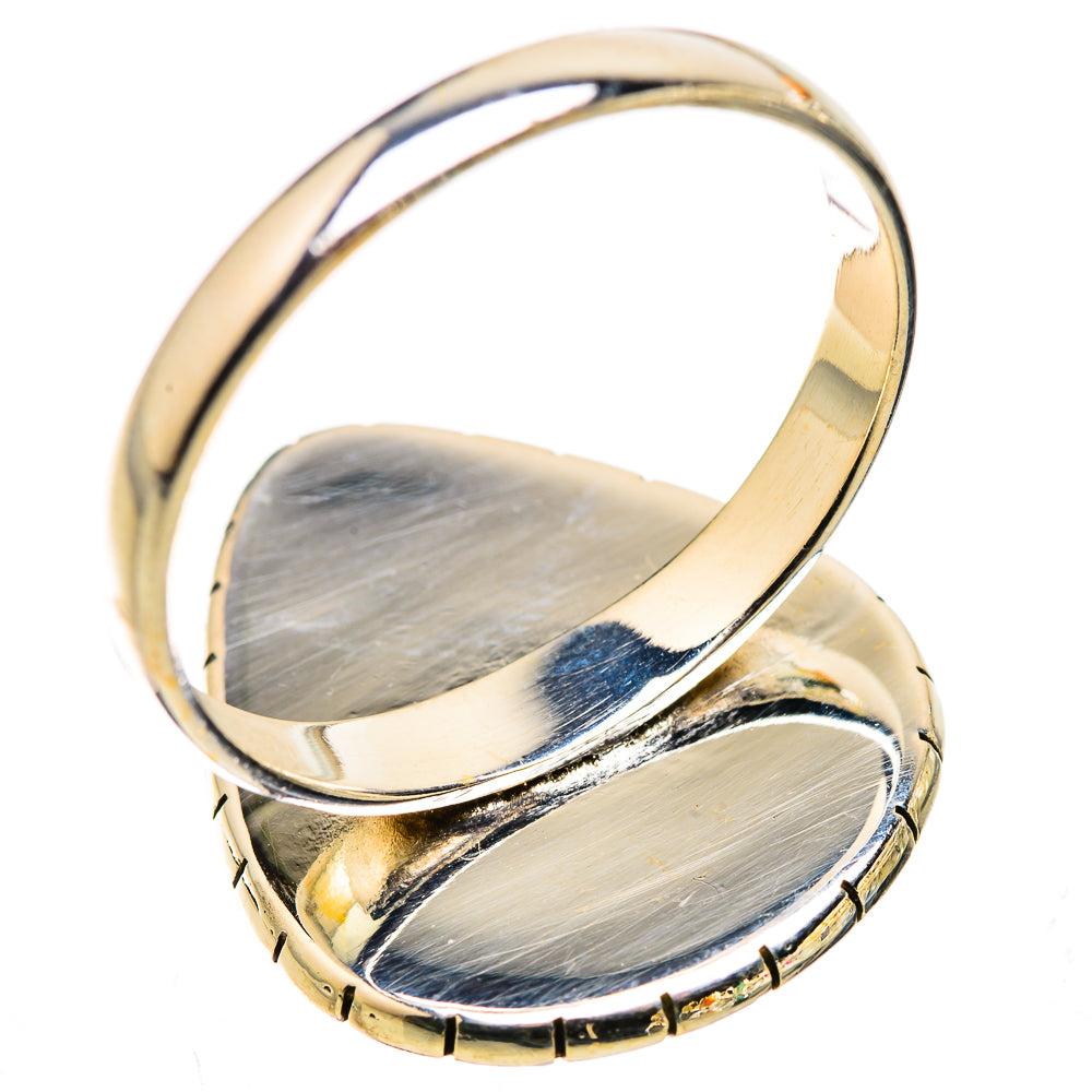 Large Rainbow Moonstone Ring Size 13.25 (925 Sterling Silver) RING135725