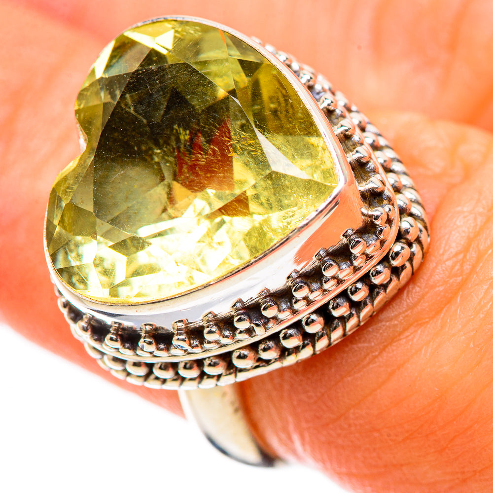 Faceted Citrine Ring Size 6.25 (925 Sterling Silver) RING135449