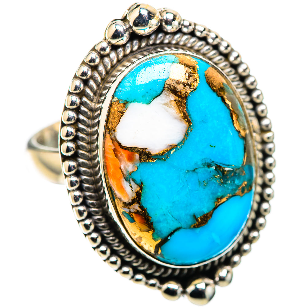 Kingman Mohave Turquoise Ring Size 7 (925 Sterling Silver) RING136001