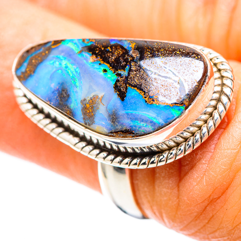 Boulder Opal Ring Size 5.75 (925 Sterling Silver) RING136434