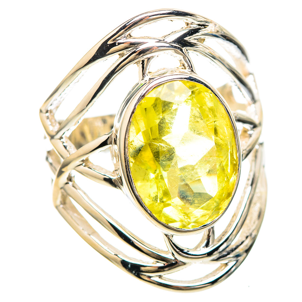 Lemon Quartz Ring Size 6 (925 Sterling Silver) RING137000