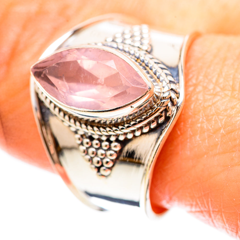Rose Quartz Ring Size 10.25 (925 Sterling Silver) RING136303