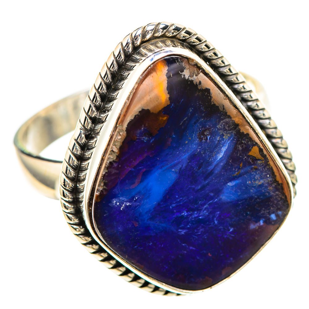 Boulder Opal Ring Size 9.25 (925 Sterling Silver) RING136461