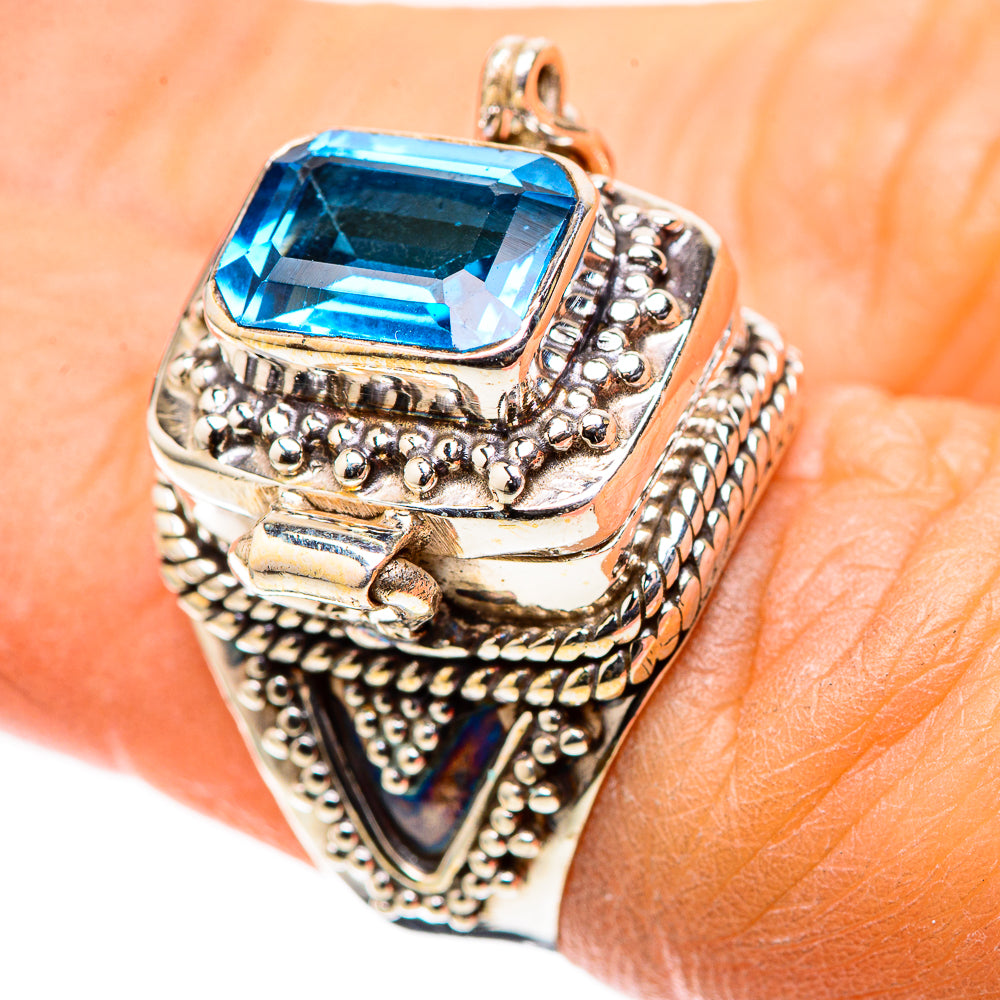 Poison Blue Topaz 925 Sterling Silver Ring Size 5.75 (925 Sterling Silver) RING137694