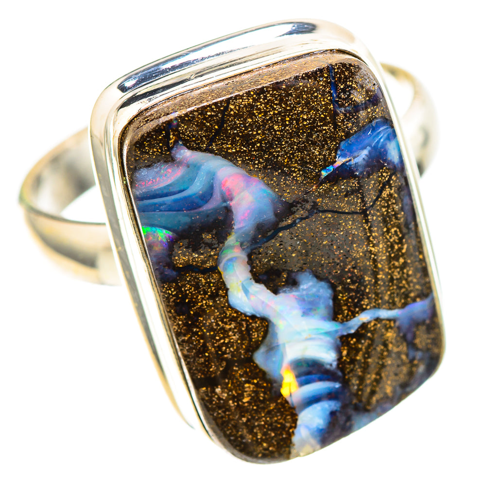 Boulder Opal Ring Size 9.5 (925 Sterling Silver) RING136614