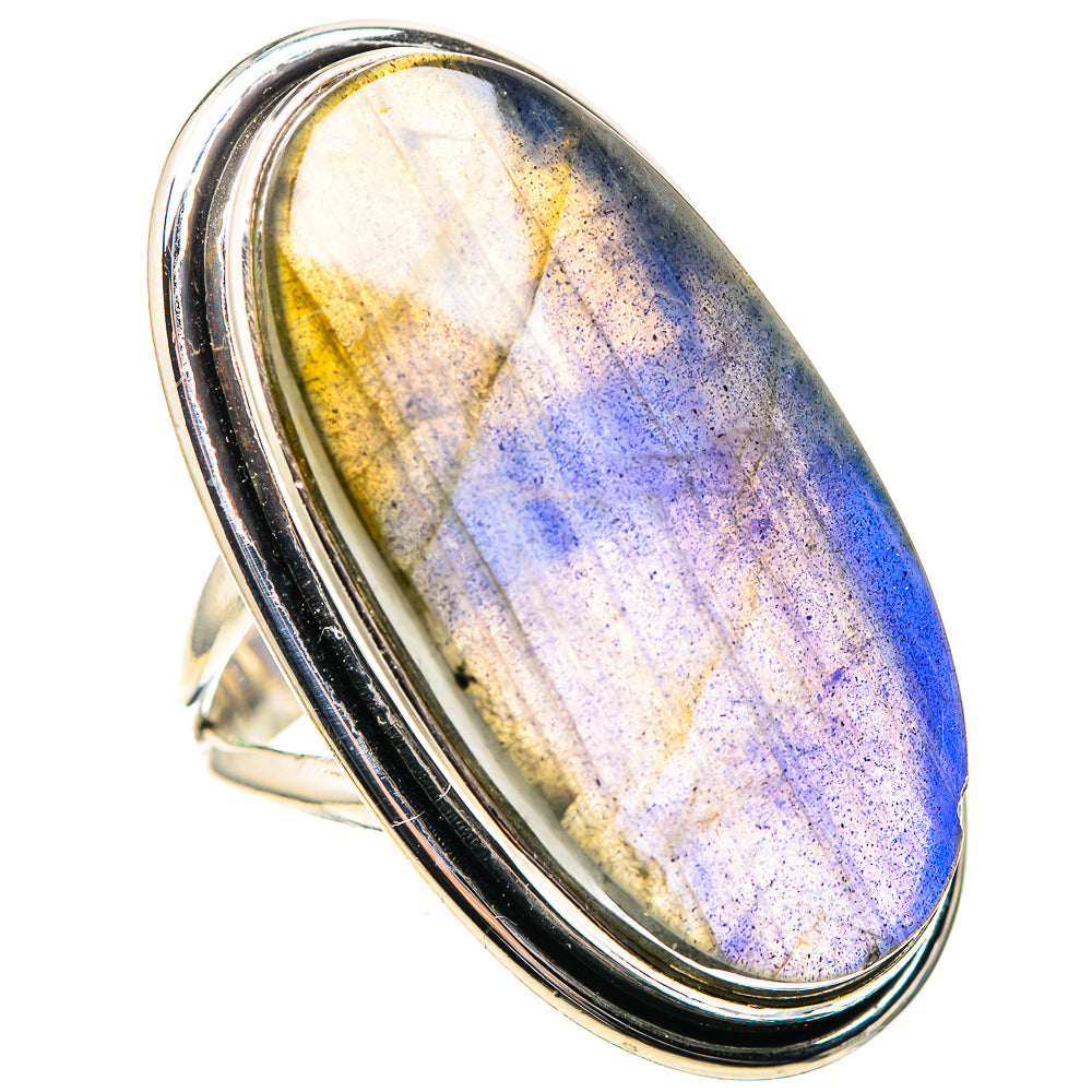 Large Labradorite 925 Sterling Silver Ring Size 7 (925 Sterling Silver) RING137547