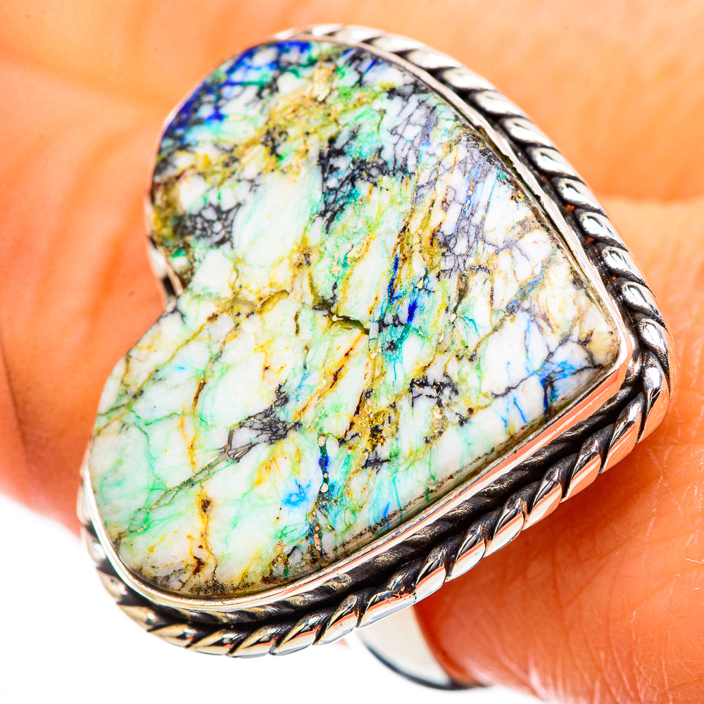 Large Azurite Ring Size 10 (925 Sterling Silver) RING135342