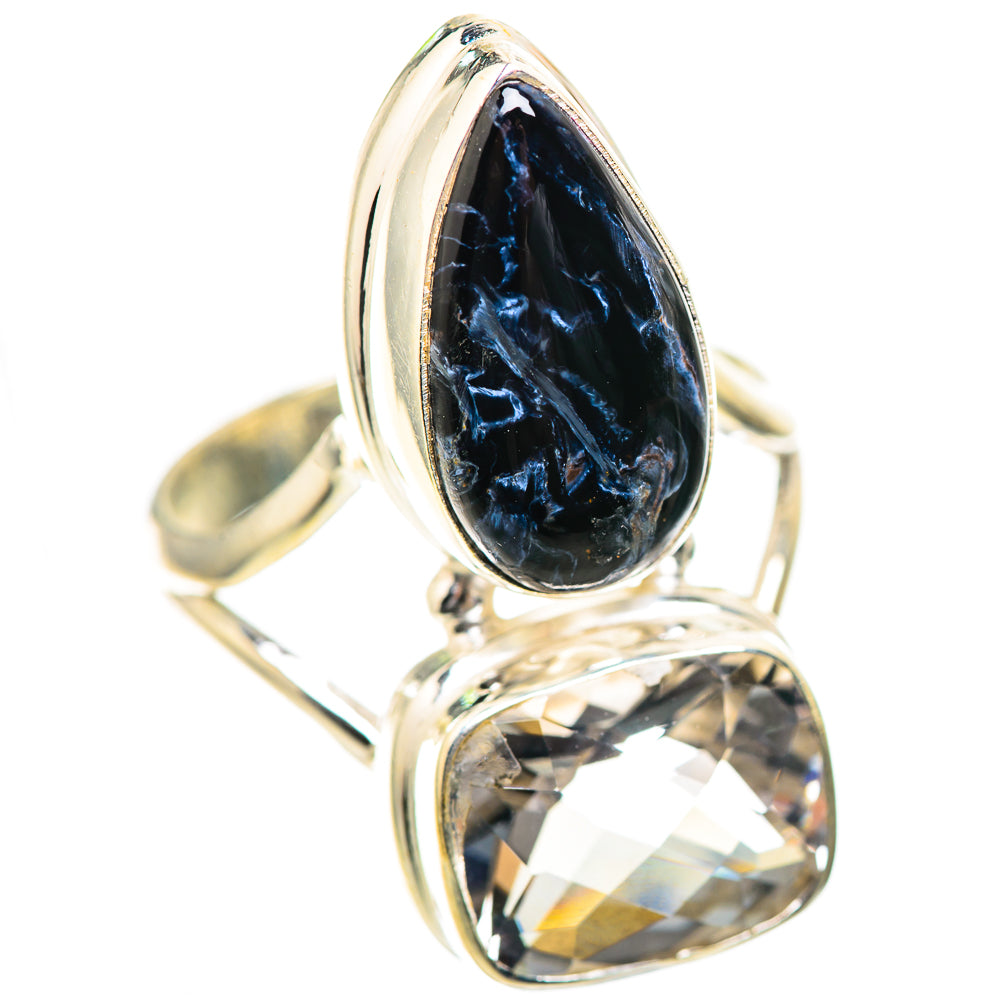 Pietersite, White Quartz Ring Size 9 (925 Sterling Silver) RING136242
