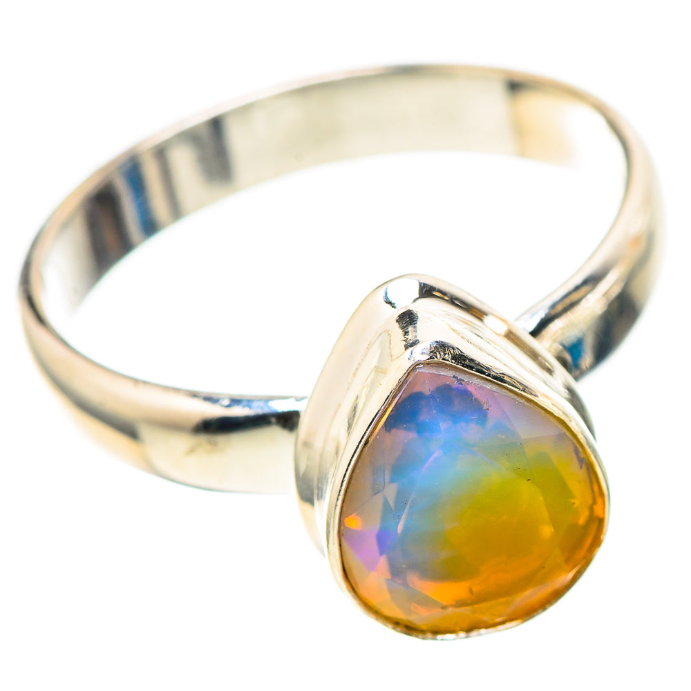 Ethiopian Opal Ring Size 7.75 (925 Sterling Silver) RING136790