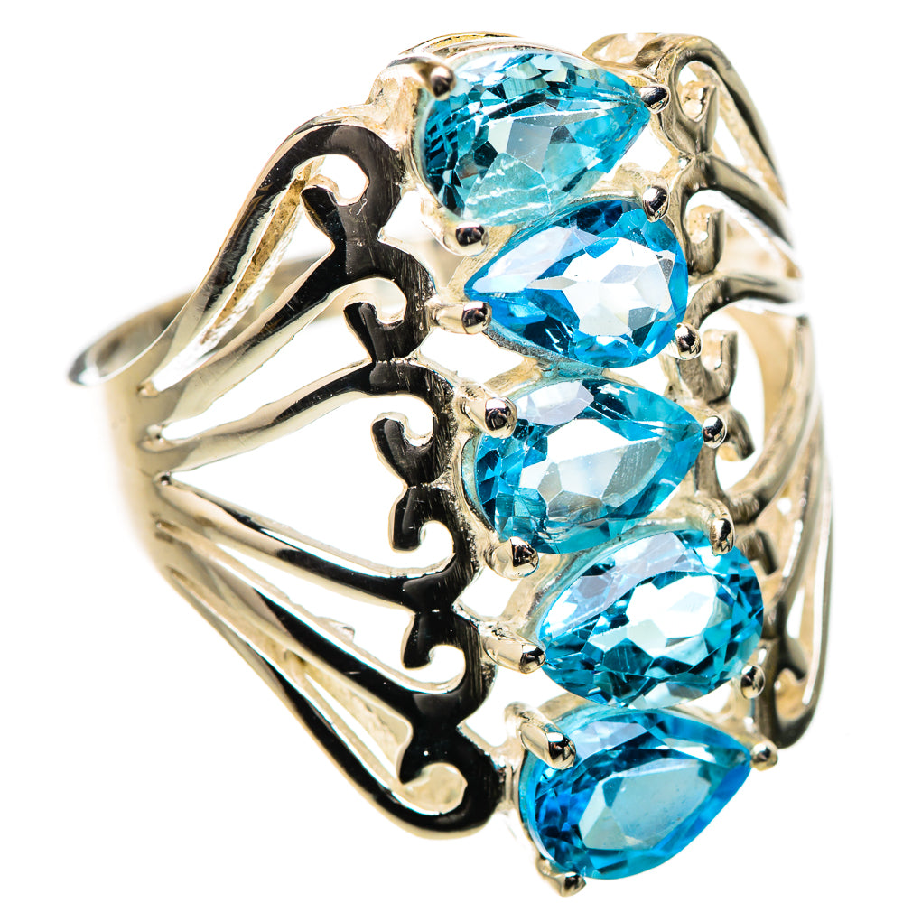Blue Topaz Ring Size 10 (925 Sterling Silver) RING135395