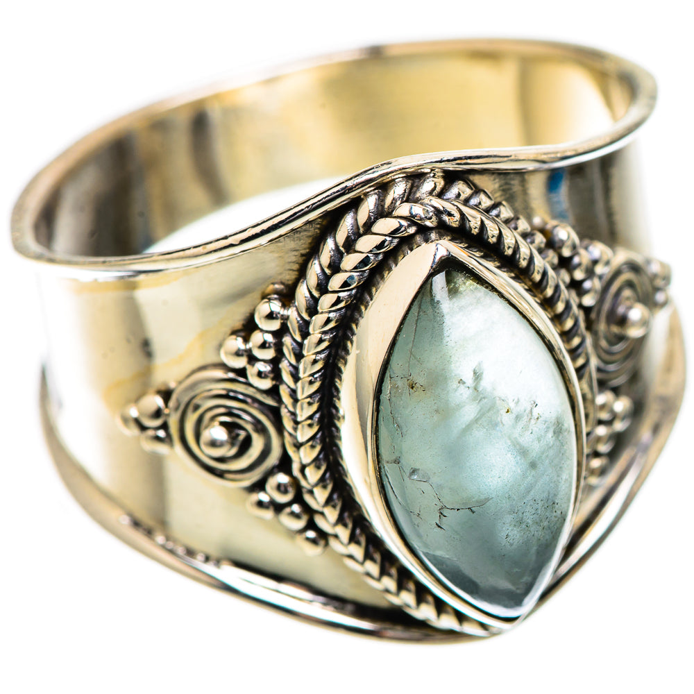 Natural Aquamarine Ring Size 10 (925 Sterling Silver) RING135841