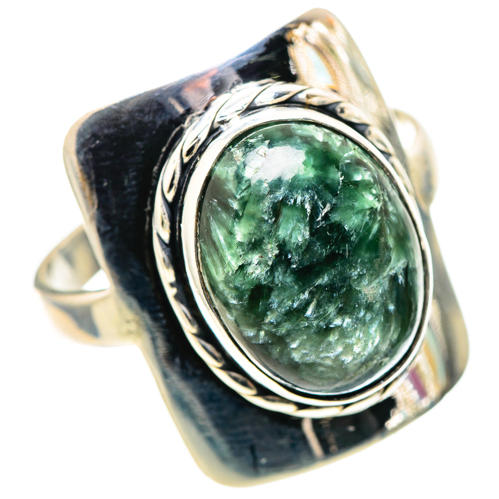 Seraphinite 925 Sterling Silver Ring Size 11.25 (925 Sterling Silver) RING137380