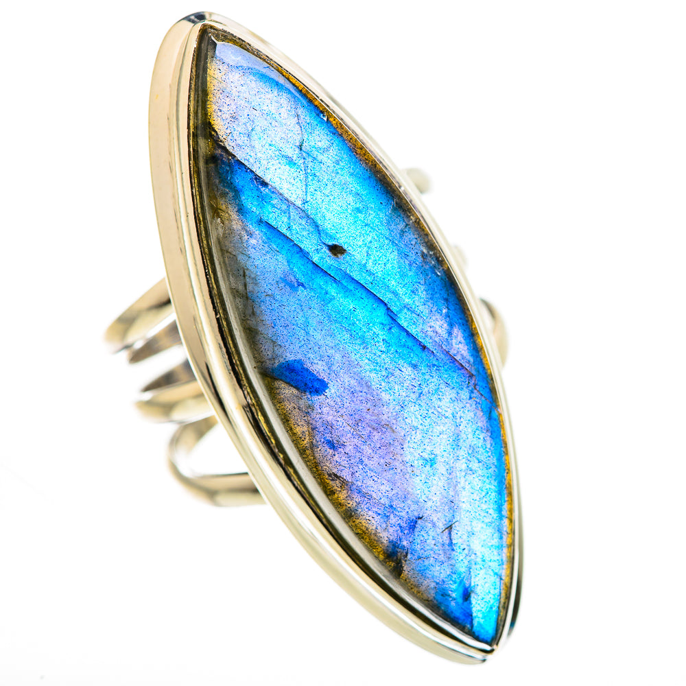 Large Labradorite Ring Size 7 (925 Sterling Silver) RING134710