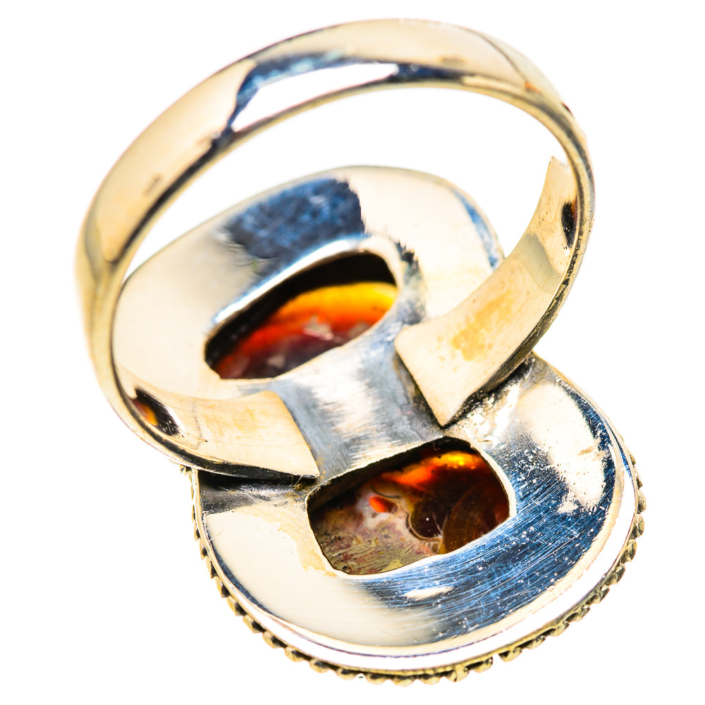 Mexican Fire Agate Ring Size 8 (925 Sterling Silver) RING134661