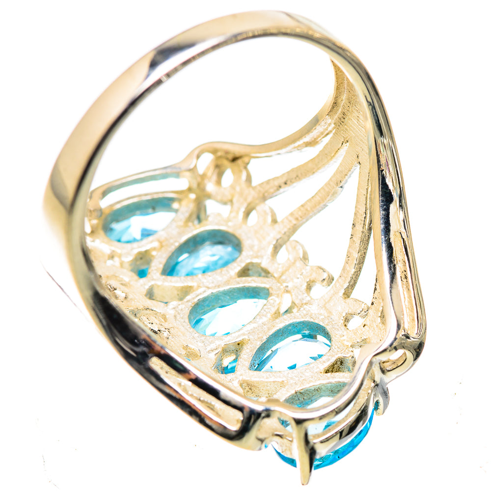 Blue Topaz Ring Size 9 (925 Sterling Silver) RING135423