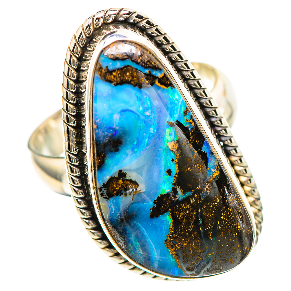 Boulder Opal Ring Size 5.75 (925 Sterling Silver) RING136434