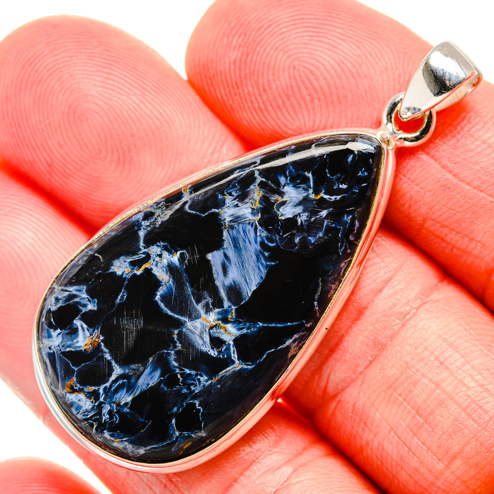 Pietersite Pendant 2"  (925 Sterling Silver) PD36893