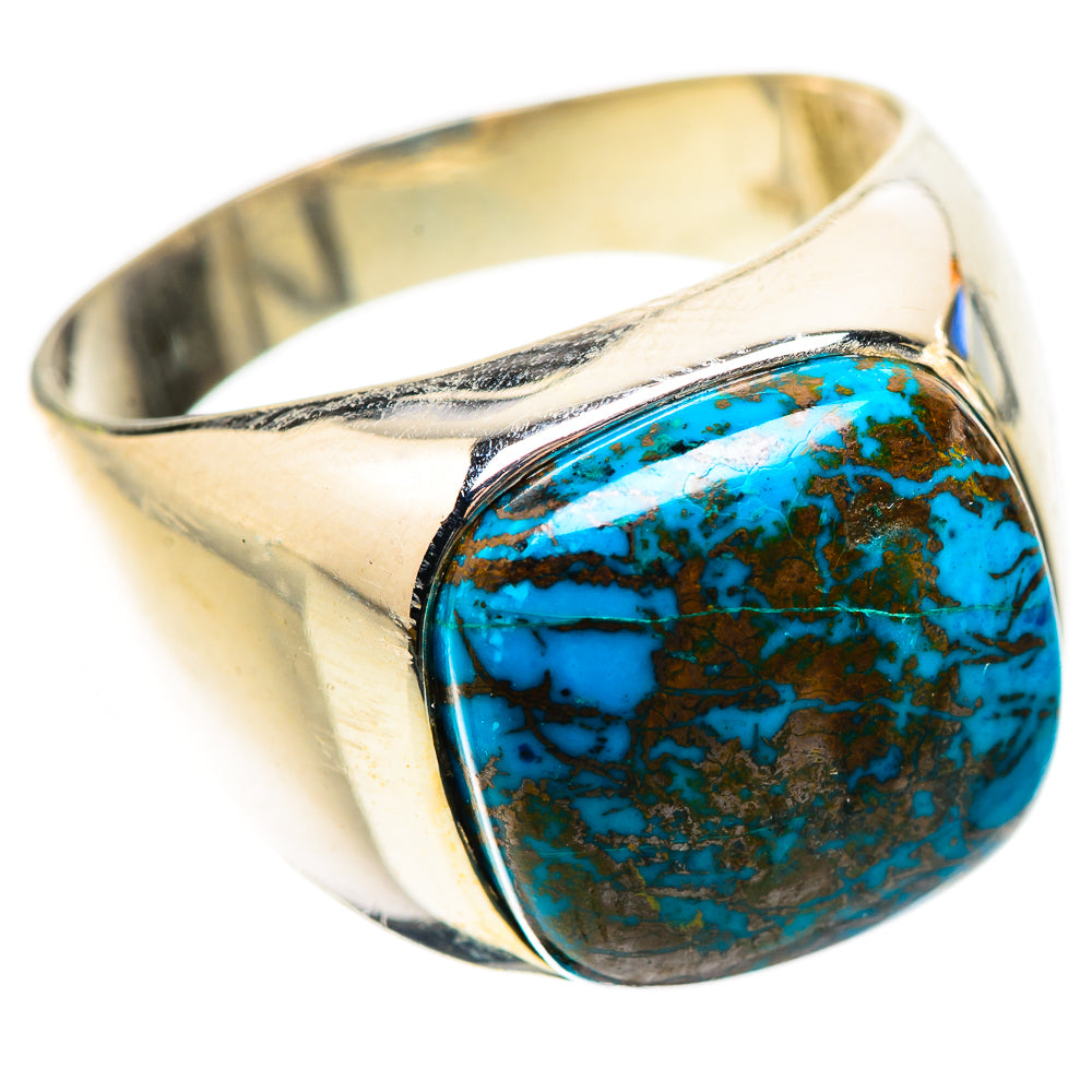 Anasilvercos Shattuckite Ring Size 9.75 (925 Sterling Silver)
