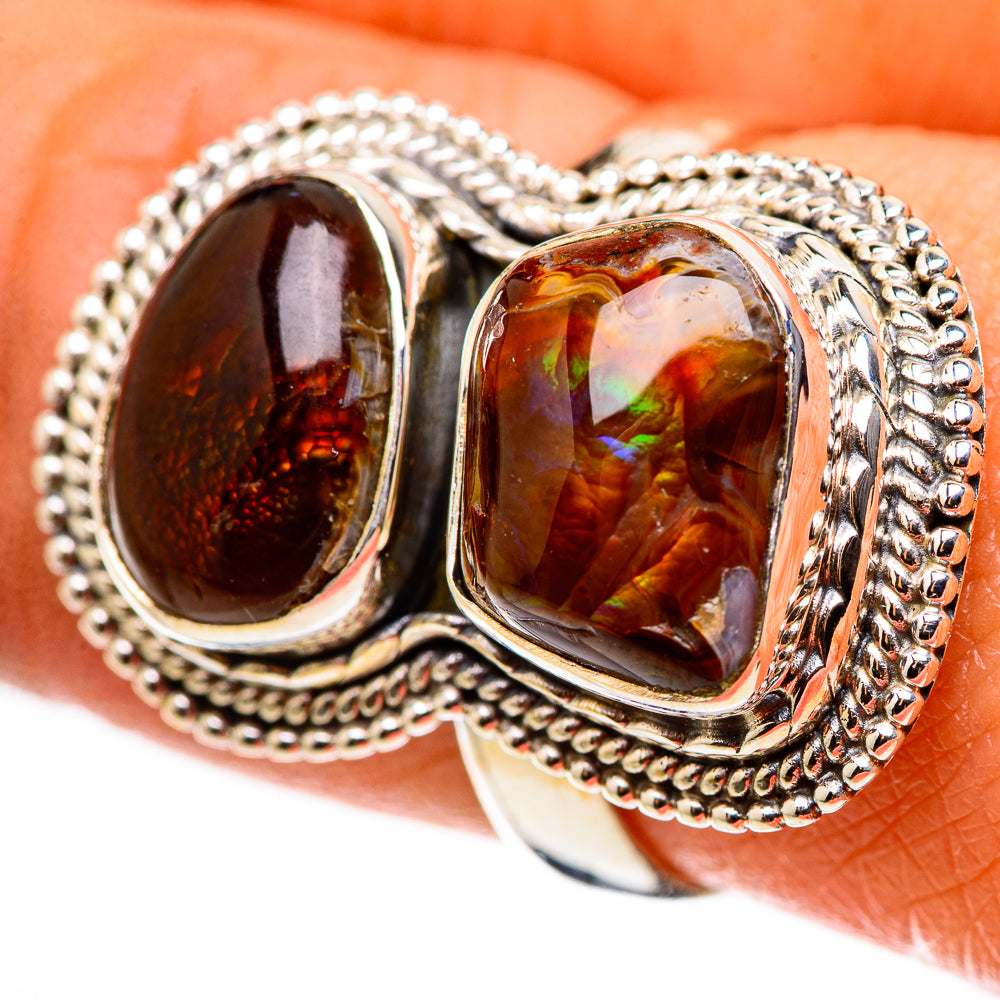 Mexican Fire Agate Ring Size 8 (925 Sterling Silver) RING134661