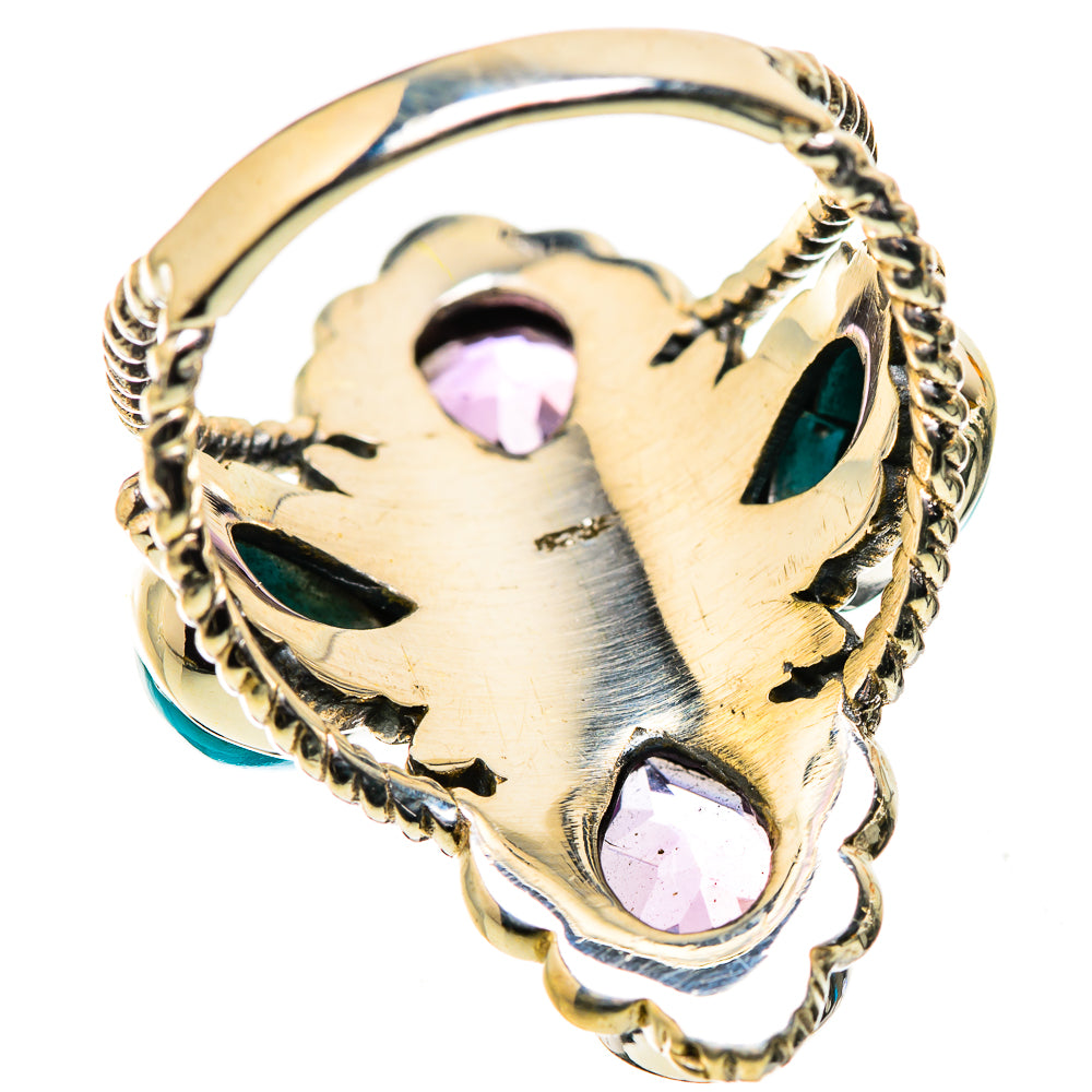 Amethyst, Sleeping Beauty Turquoise Ring Size 7.25 (925 Sterling Silver) RING134946