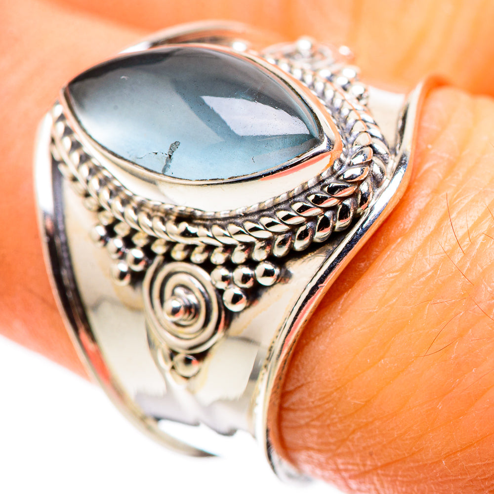 Natural Aquamarine Ring Size 7 (925 Sterling Silver) RING136028