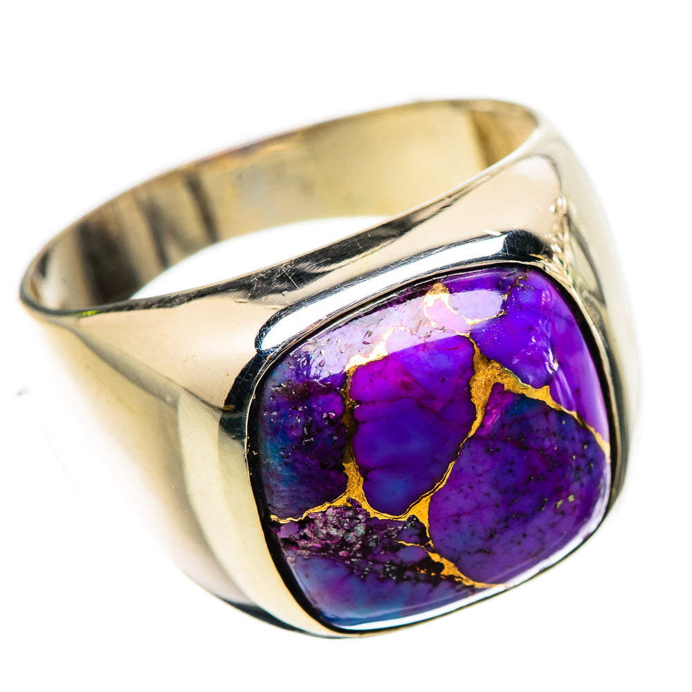 Purple Copper Composite Turquoise Ring Size 9 (925 Sterling Silver) RING135438