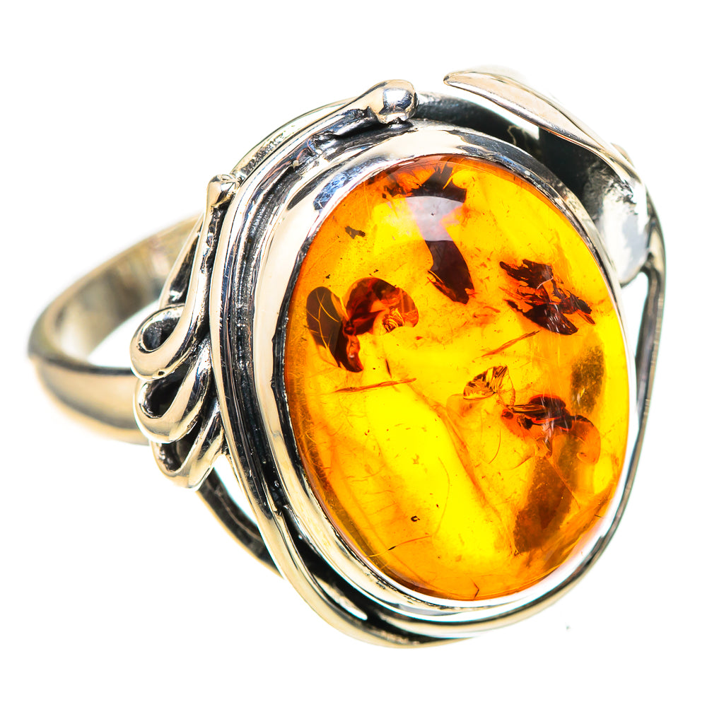 Baltic Amber 925 Sterling Silver Ring Size 8 (925 Sterling Silver) RING137383