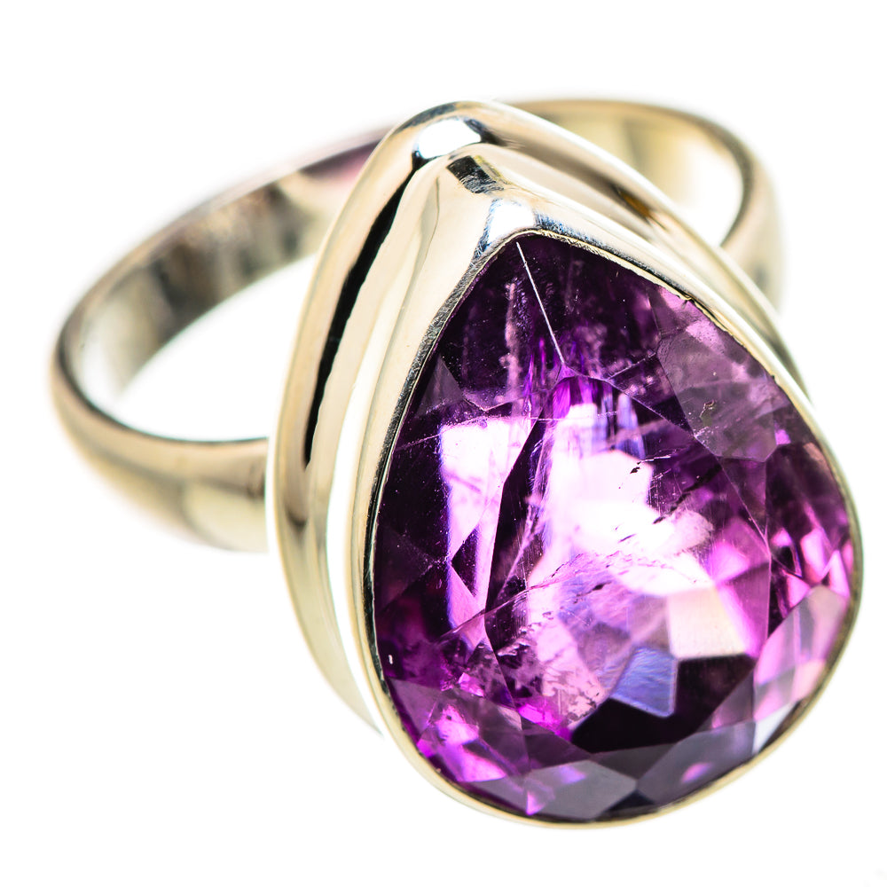 Faceted Amethyst Ring Size 7 (925 Sterling Silver) RING134674