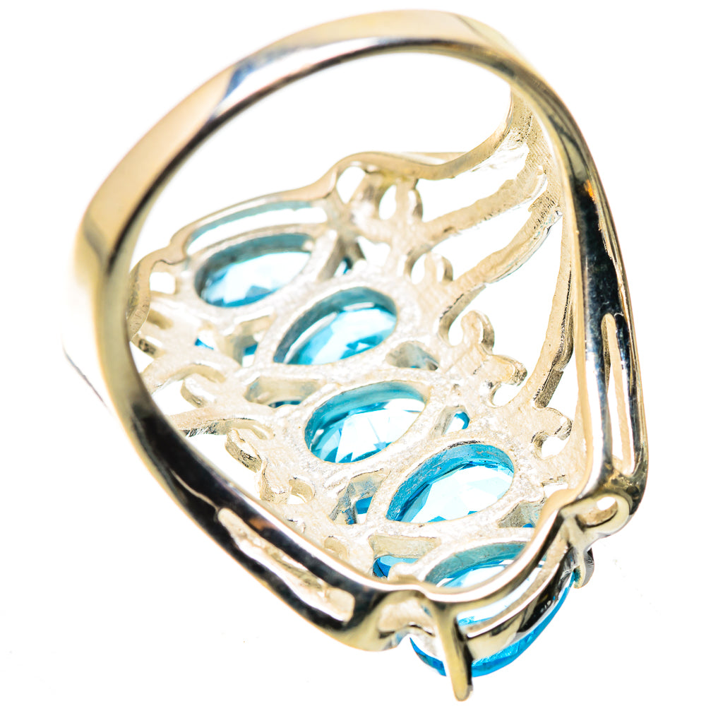 Blue Topaz Ring Size 8 (925 Sterling Silver) RING134883