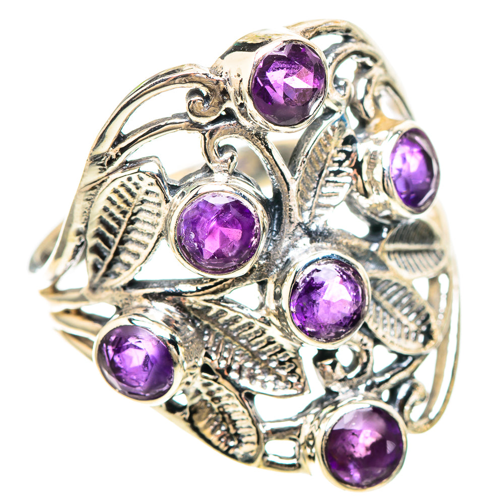 Faceted Amethyst Ring Size 9 (925 Sterling Silver) RING137040