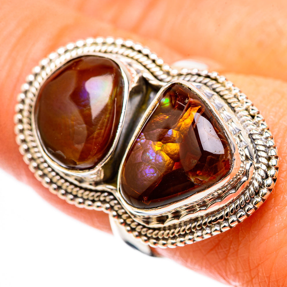 Mexican Fire Agate Ring Size 8 (925 Sterling Silver) RING135459