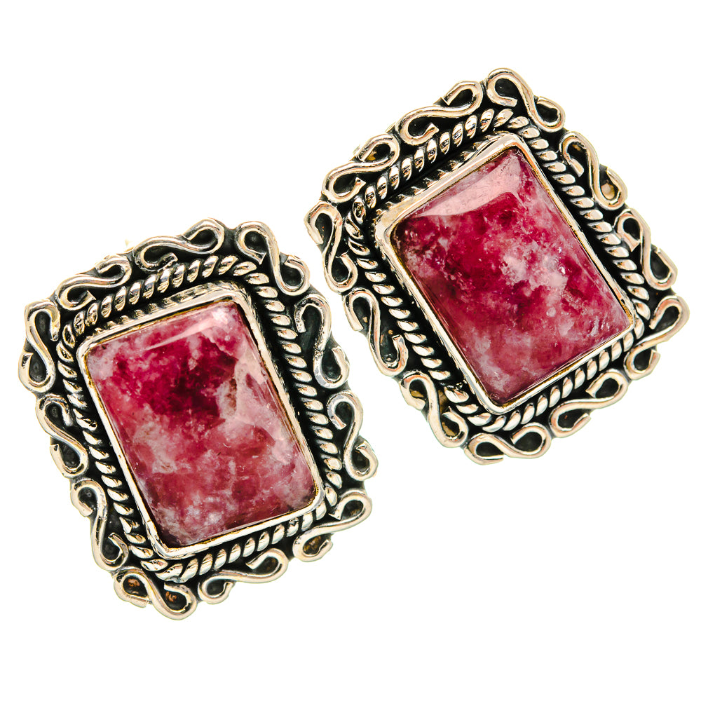 Lepidolite Earrings 7/8" (925 Sterling Silver) EARR431820