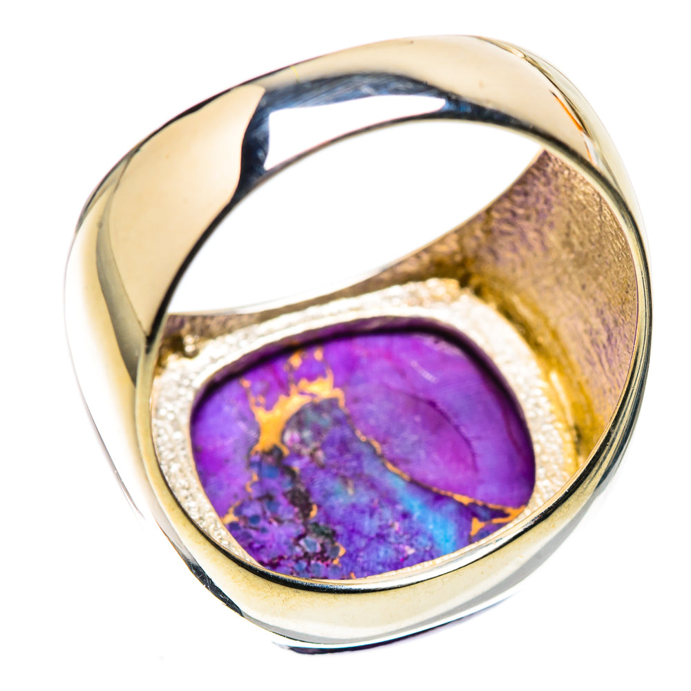Purple Copper Composite Turquoise Ring Size 8.5 (925 Sterling Silver) RING136044