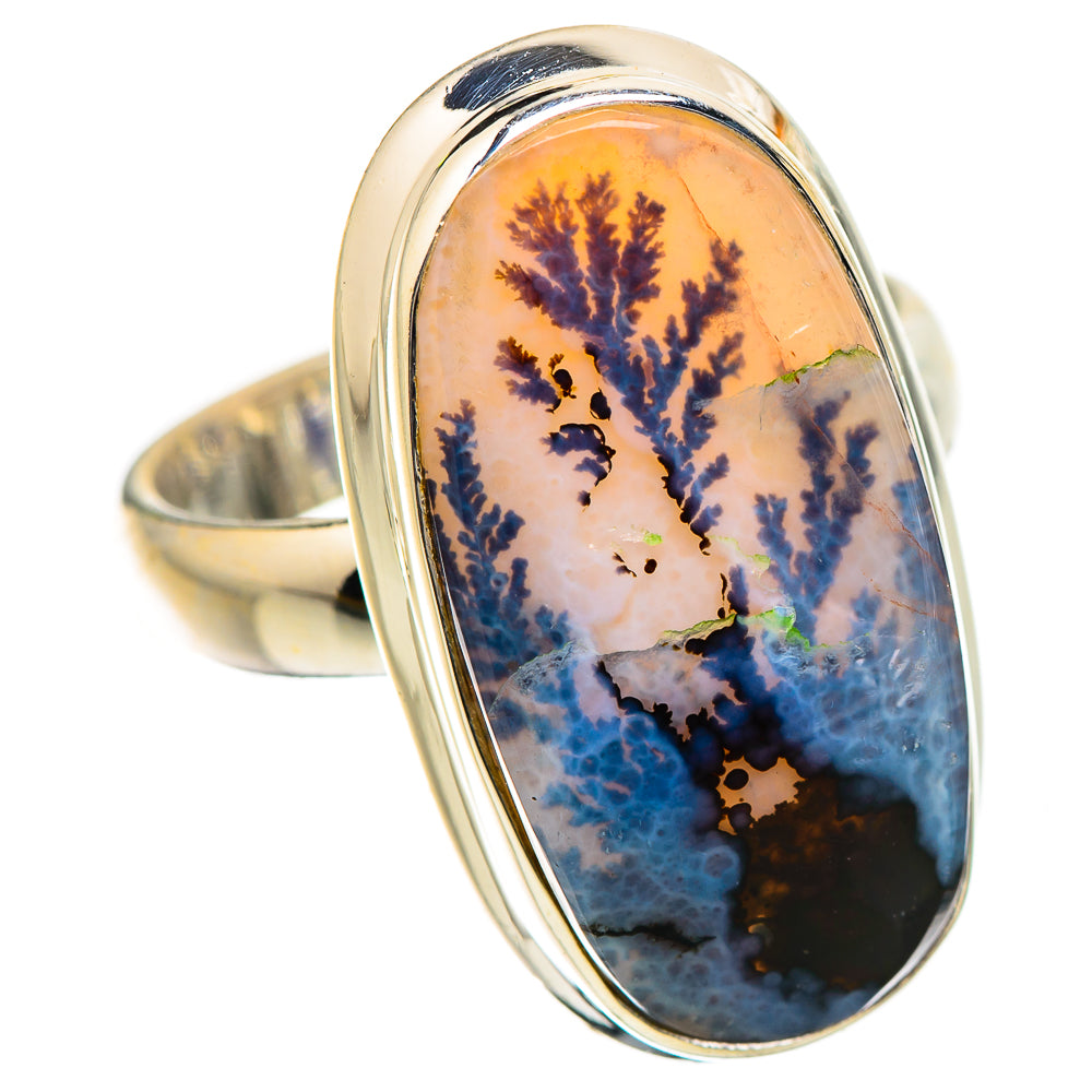 Scenic Dendritic Agate Ring Size 6.25 (925 Sterling Silver) RING135329