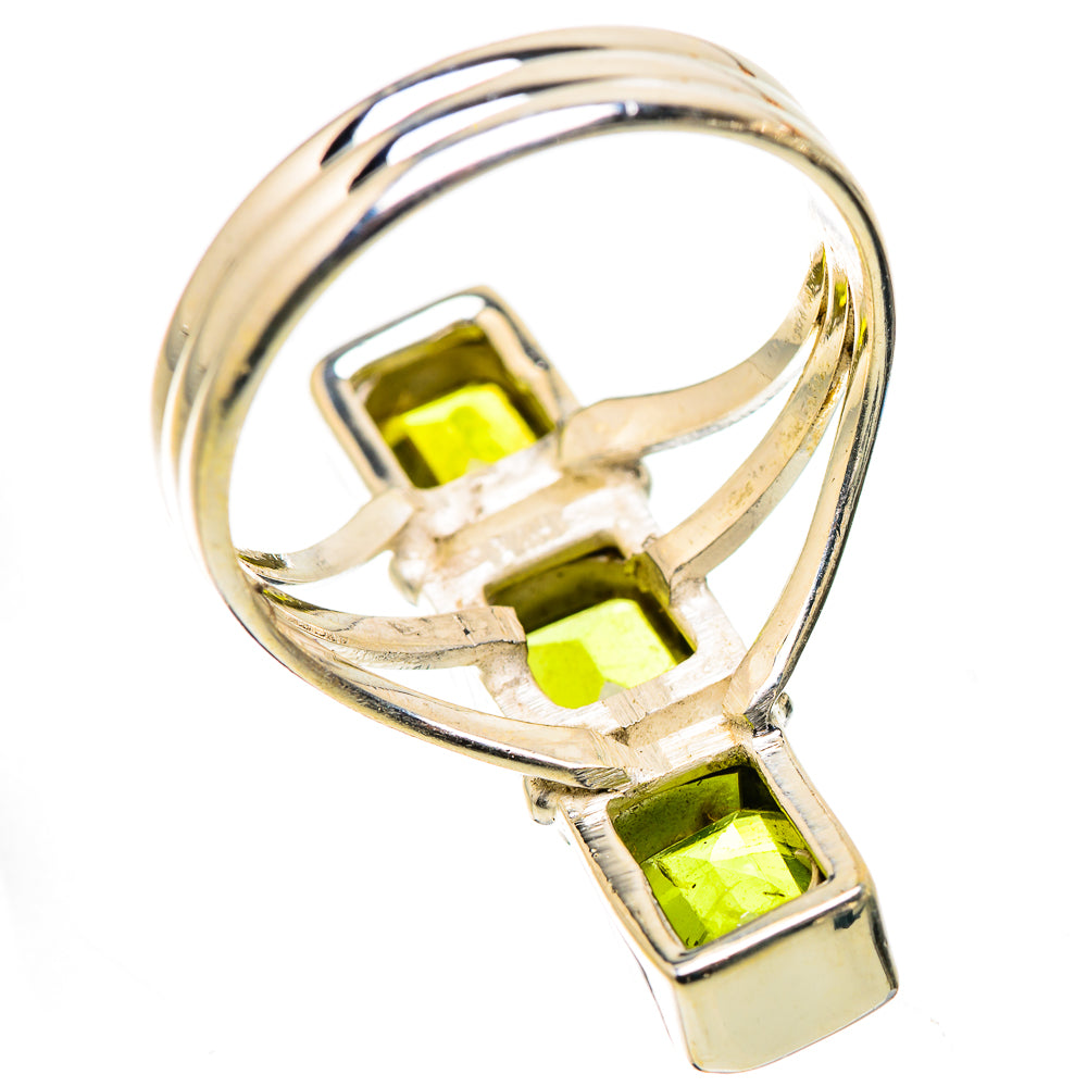 Anasilvercos Peridot Ring Size 9.25 (925 Sterling Silver)