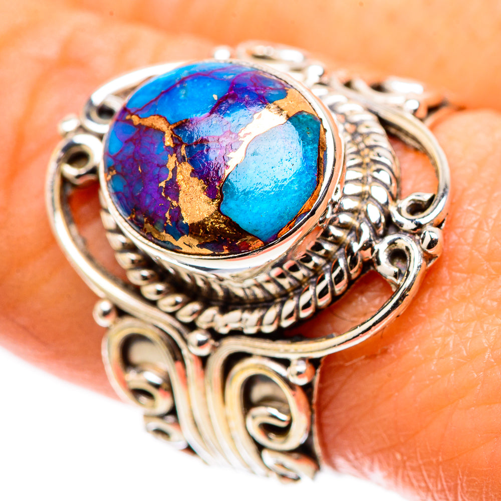 Spiny Oyster Turquoise 925 Sterling Silver Ring Size 8.5 (925 Sterling Silver) RING137610
