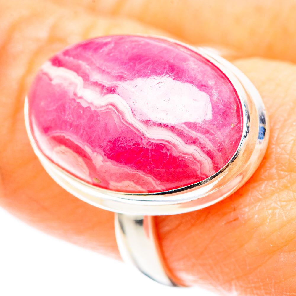 Rhodochrosite 925 Sterling Silver Ring Size 8 (925 Sterling Silver) RING137249
