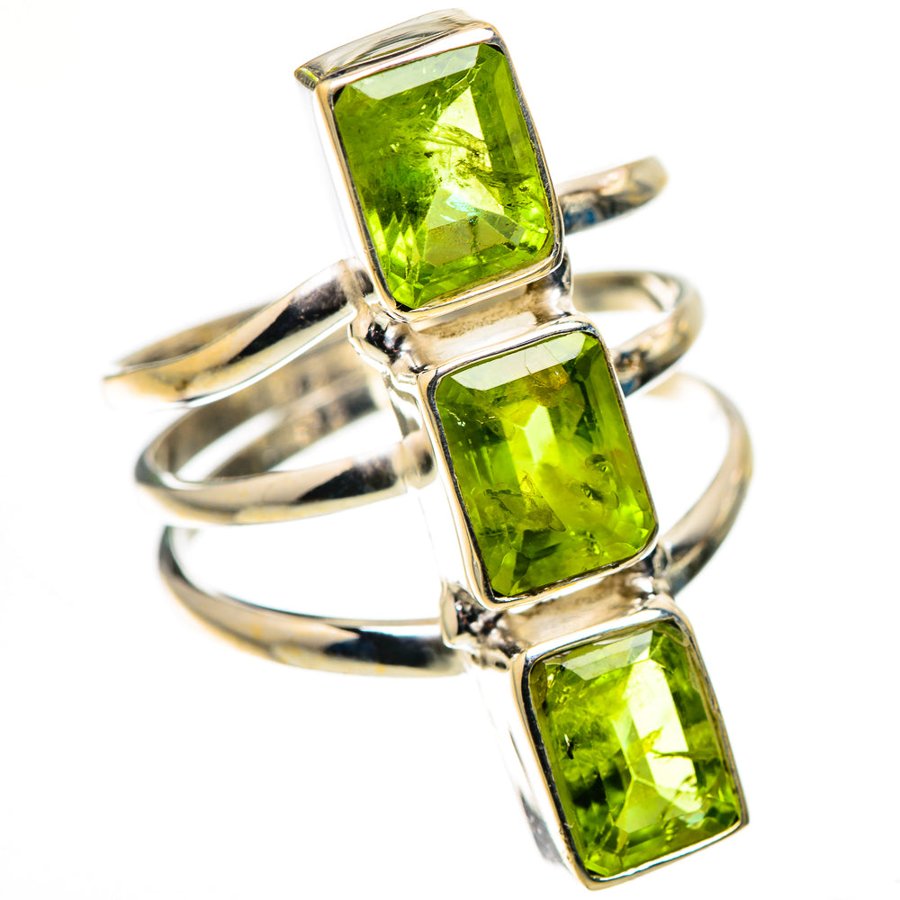Large Peridot Ring Size 9.25 (925 Sterling Silver) RING136178