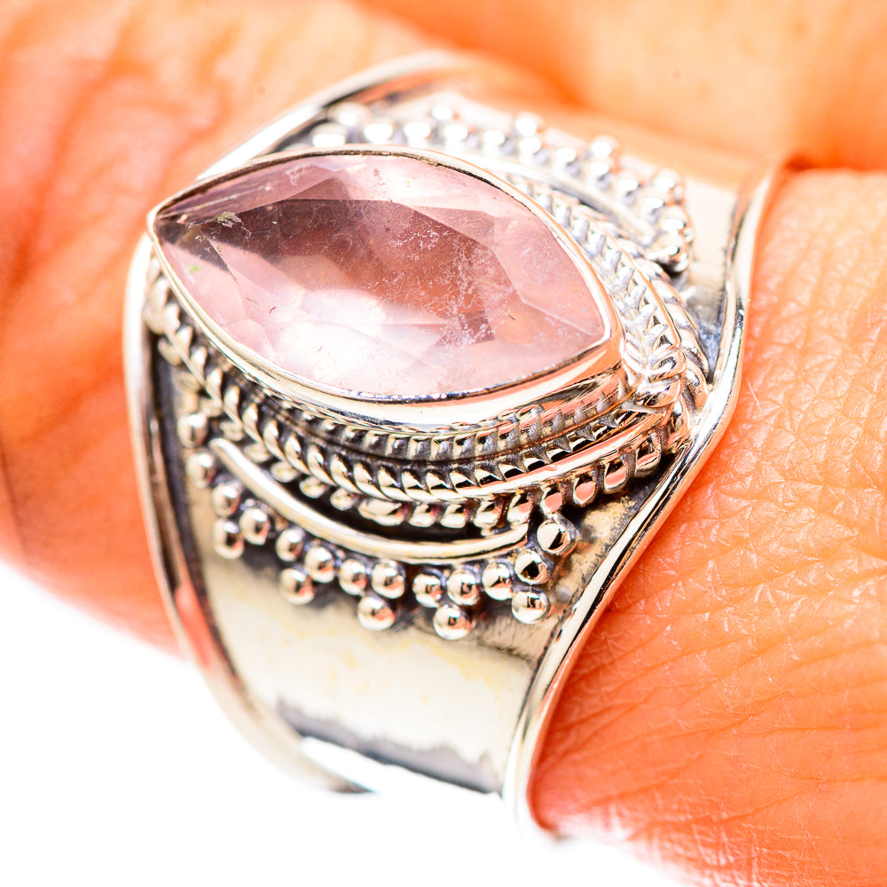 Rose Quartz Ring Size 9.25 (925 Sterling Silver) RING136255