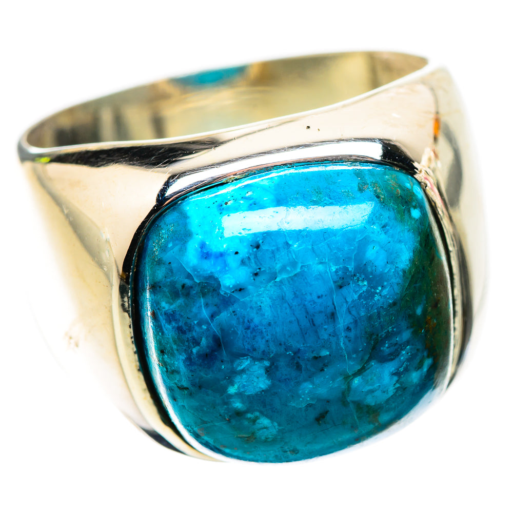 Anasilvercos Chrysocolla Ring Size 7.5 (925 Sterling Silver)