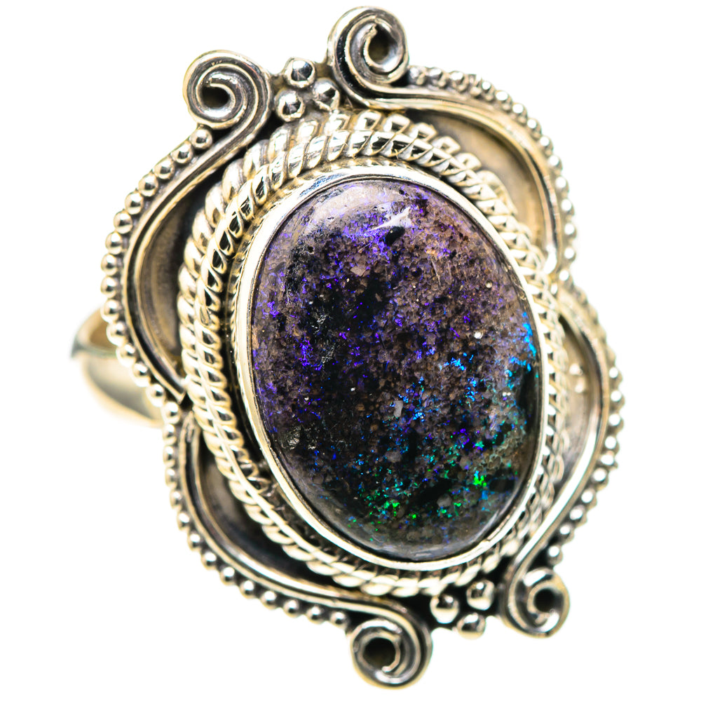 Andamooka Opal 925 Sterling Silver Ring Size 7 (925 Sterling Silver) RING137477